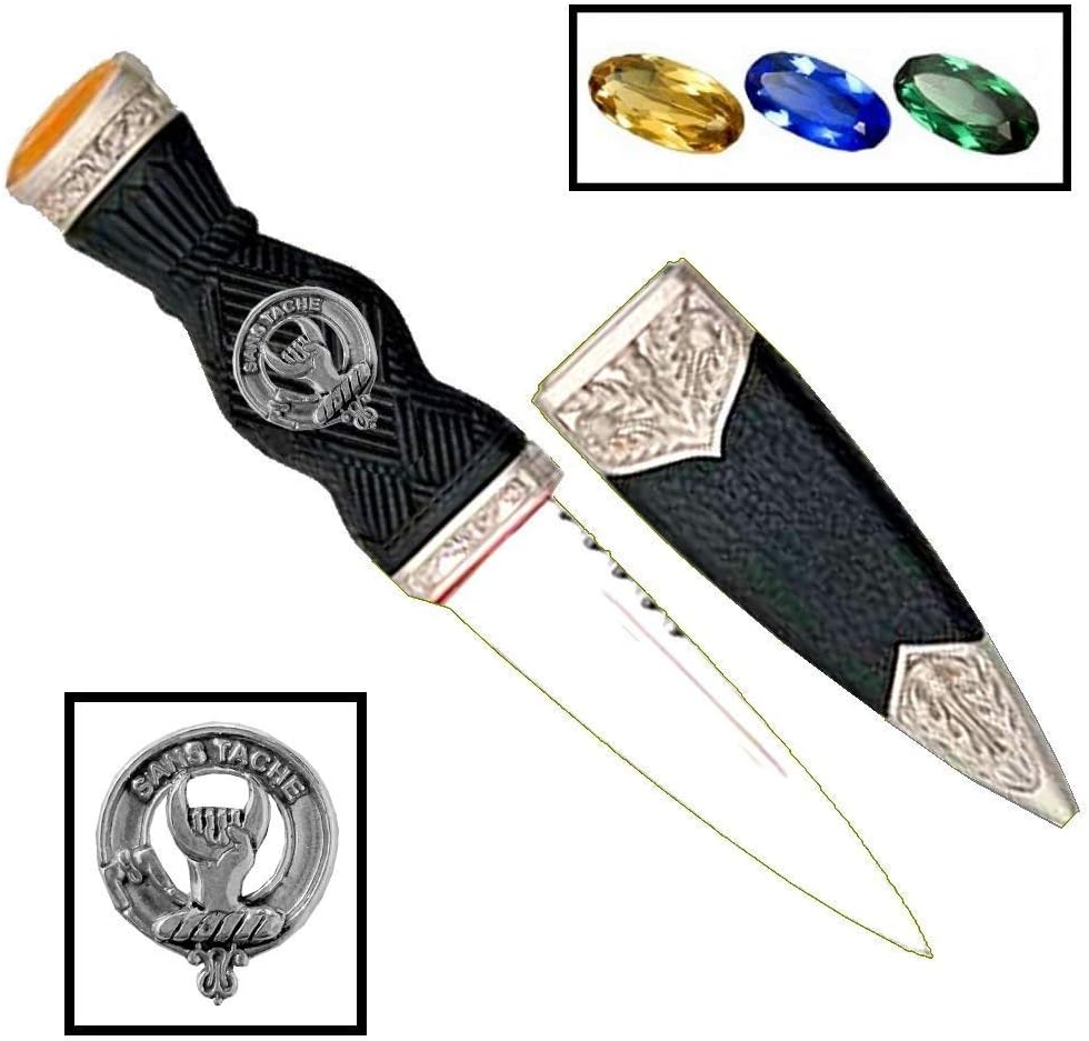 Scottish Clan Crest Sgian Dubh ~ Napier