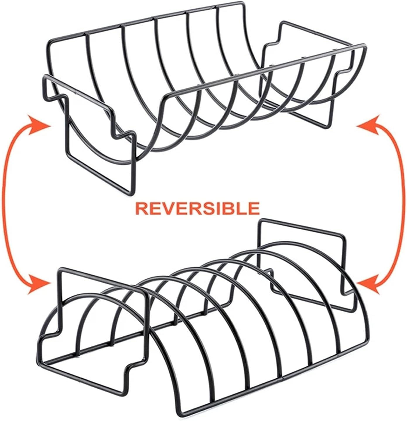 バーベキューネット スティックの肋骨棚 バッベースタンドバーベキューローストラックステンレススチールグリル バッベーラックグリルバー