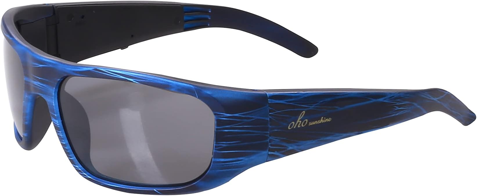 OhO Smart Glasses,Polarized Sunglasses with Bluetooth Speaker,Athletic/Outdoor UV Protection and Voice Control,Unisex(Grey Lens)Carbonfree Certified