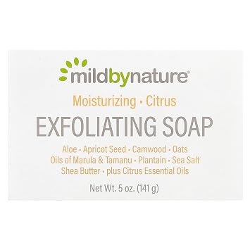 MILD BY NATURE Exfoliating Bar Soap, Citrus, 5 oz 141 g