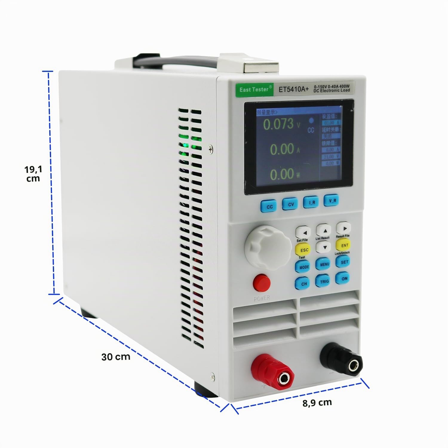 ET5410A+ Testeur de charge électronique, DC testeur de capacité de batterie programmable 400 W 150 V 40 A