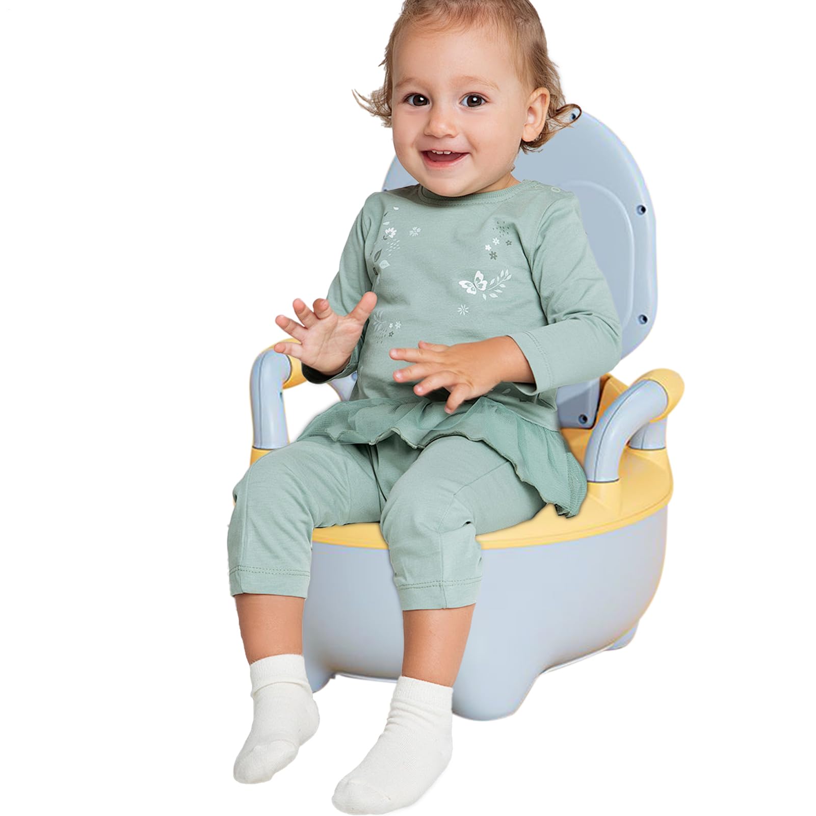 Orinal de Entrenamiento Infantil Orinal Infantil Ligero Y Colorido Con | Orinal De Entrenamiento para Baño, Viaje, Coche, Guardería, Preescolar, Juego al Aire Libre, Camping y P