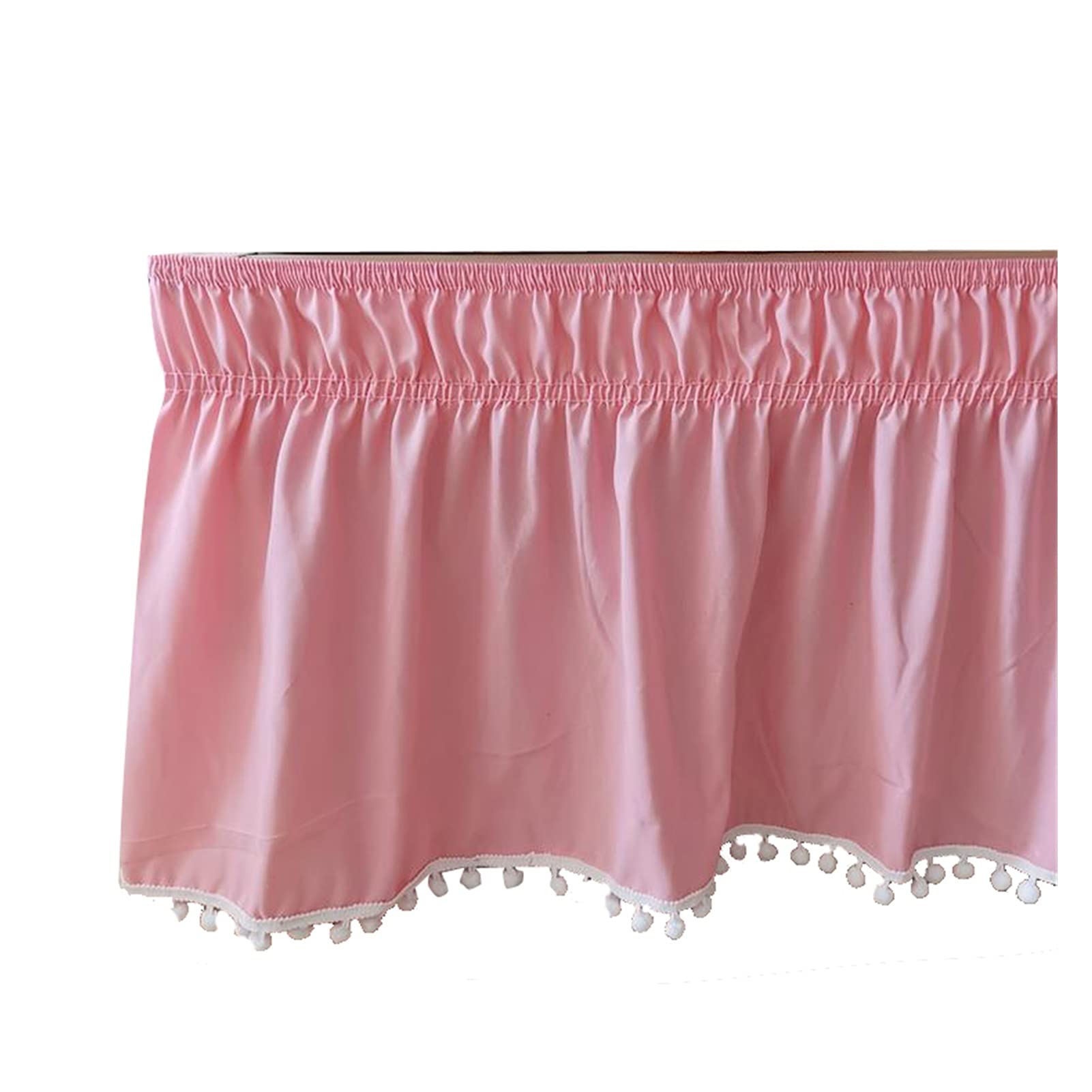 1 STÜCK Bettrock festfarbige Wrap um elastische Bett-Shirts ohne Bett Oberfläche Bett Röcke Zweibett/Queen/Queen/King Home Hotel Gebrauch Bettrock (Color : Jade, Size : 180x220x40cm)