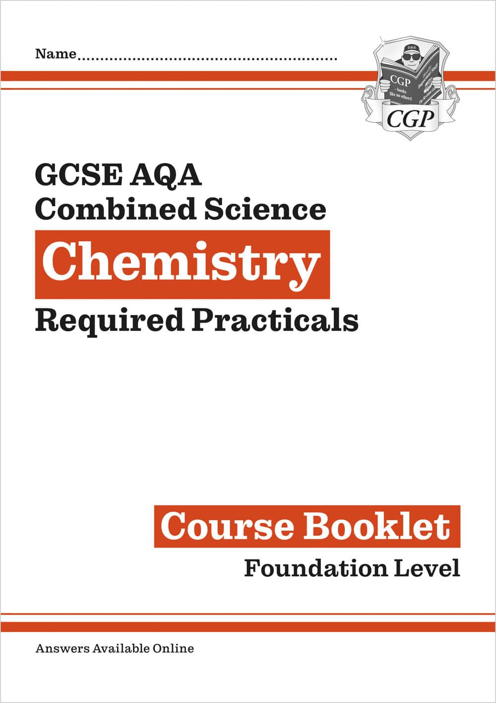 GCSE Combined Science Chemistry AQA Required Practicals Course Booklet - Foundation (CGP AQA GCSE Combined Science)
