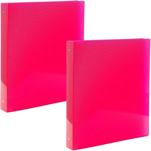 Miniatura 58 de JAM PAPER - Carpetas de plástico de 1 pulgada - Carpetas de 3 anillas surtidas (rojo, azul, verde y naranja) - Paquete de 4