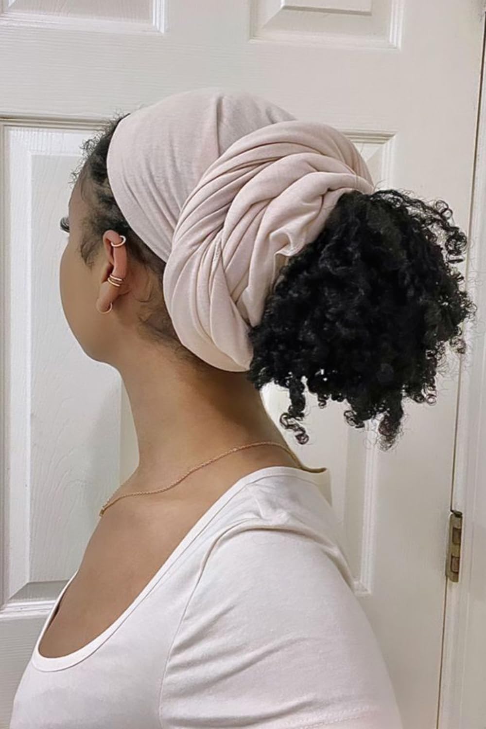 Hijab Scarf for Women Soft Muslim Hijabs Head Wrap Scarves Fashion Long Hair Shawls Stretchy Muslin Headscarf - Image 2