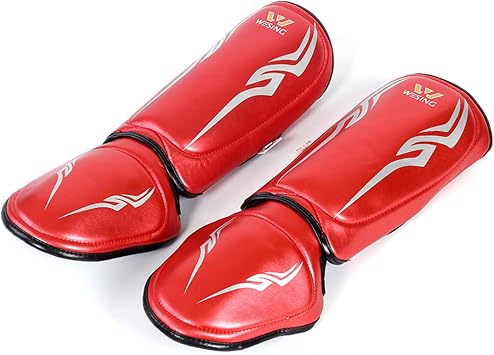 Wesing Kids Martial Arts Protector Equipments Sanda Kickboxing kit 6pcs Gear Set for Children