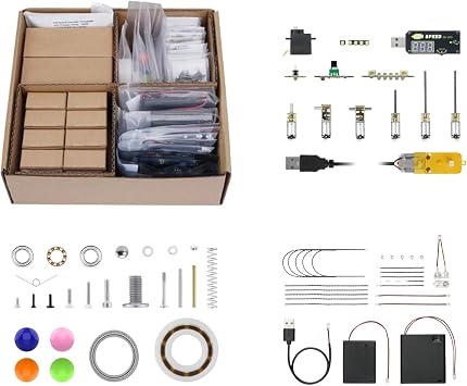 Makers Essential Kit A Compatible with Bambu-Lab 3D Printed Standard Parts ZC-001 for P1P/P1S/P2S/X1/X1C/A1 Mini DIY Makeworld Craetive Printing Model Assembly