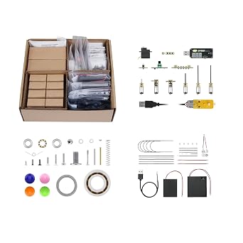 Makers Essential Kit A Compatible with Bambu-Lab 3D Printed Standard Parts ZC-001 for P1P/P1S/P2S/X1/X1C/A1 Mini DIY Makeworld Craetive Printing Model Assembly