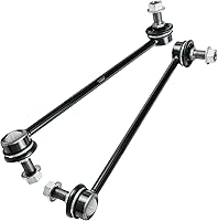 Vista 1717 de Detroit Axle - Kit de suspensión delantera de 10 piezas para Chevy Aveo Aveo5 Pontiac G3 Wave 2 Ready Struts Assembly 2 Enlaces de barra