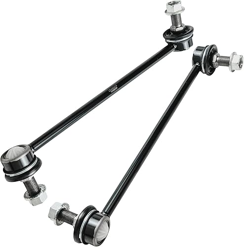 Miniatura 1717 de Detroit Axle - Kit de suspensión delantera de 10 piezas para Chevy Aveo Aveo5 Pontiac G3 Wave 2 Ready Struts Assembly 2 Enlaces de barra