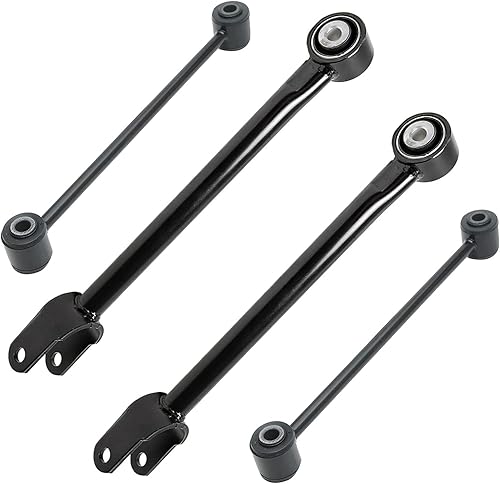 Miniatura 129 de Detroit Axle - Kit de brazos de control frontal RWD para Chrysler 300 Dodge Challenger Charger Magnum, 2 brazos de control superiores 2 rótulas