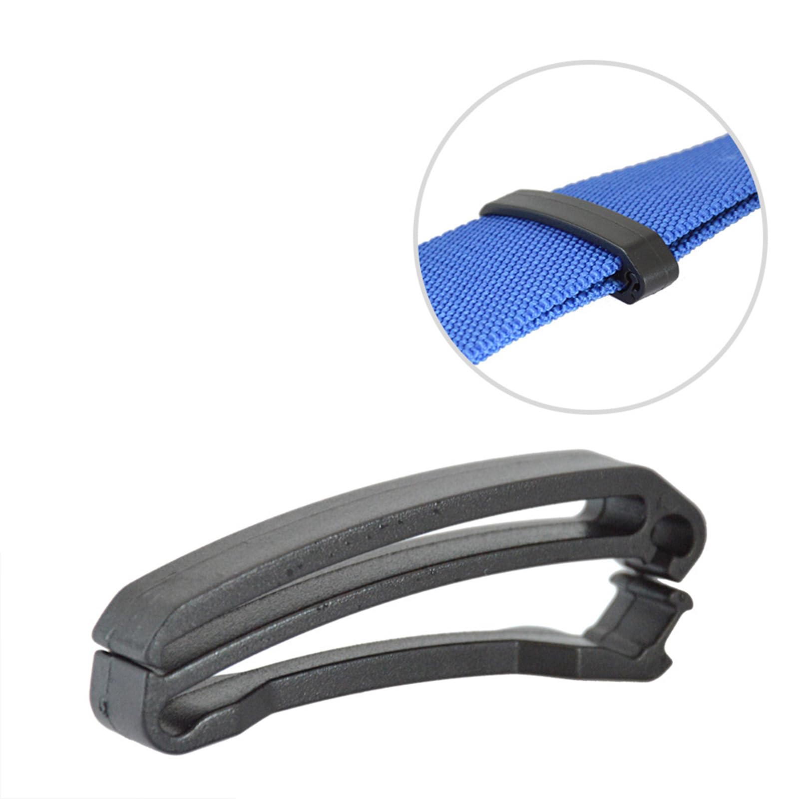 WEISUYUUS Webbing Belt Ending Clip Adjust Keeper Buckle Diving Webbing Buckle Strap Belt Adjust Keeper Buckle Quick Slip Keeper