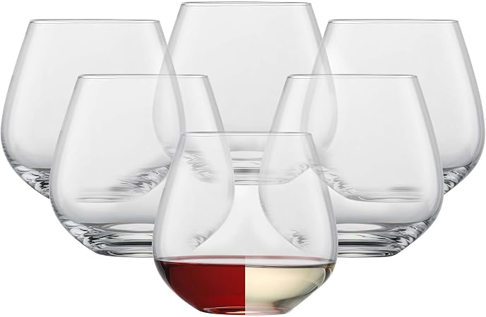 SCHOTT ZWIESEL Forté Rocks Glass (Set of 6), Stemless Tumbler