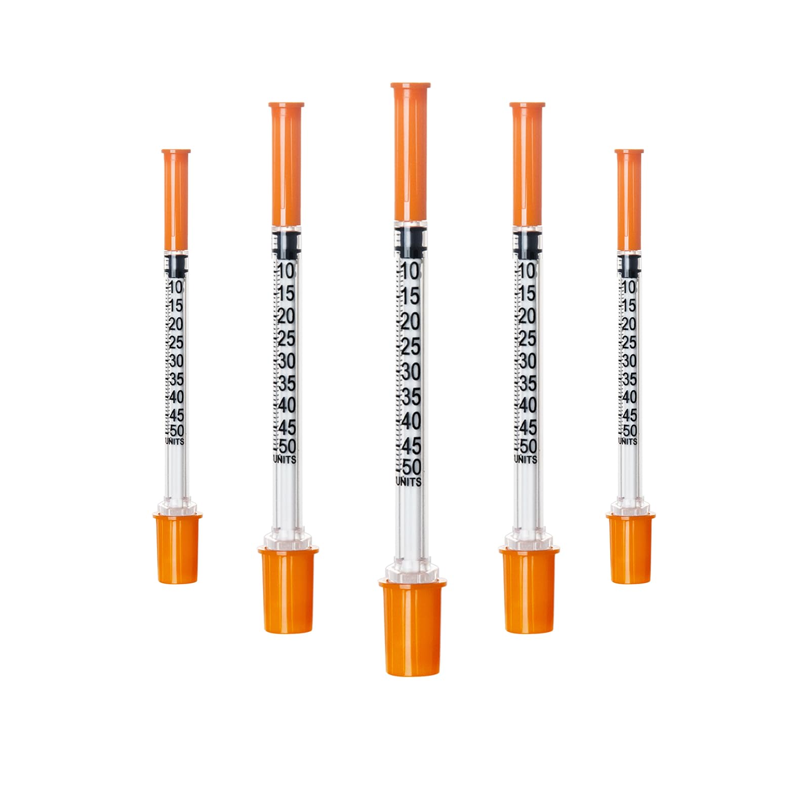 Photo 1 of 0.5ml Syringe with 31Ga 8mm Disposable Individually Wrapped, Pack for 30