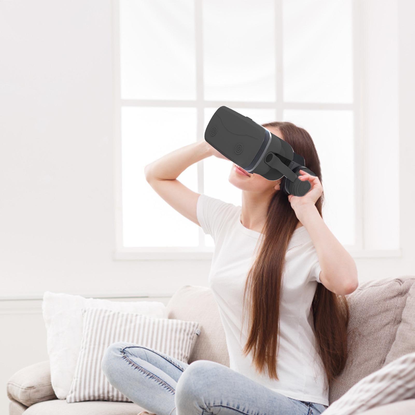Cuffie per realtà virtuale 3D, occhiali per cuffie | Cuffie per realtà | virtuale per realtà virtuale - compatibili con smartphone e altri dispositivi mobili