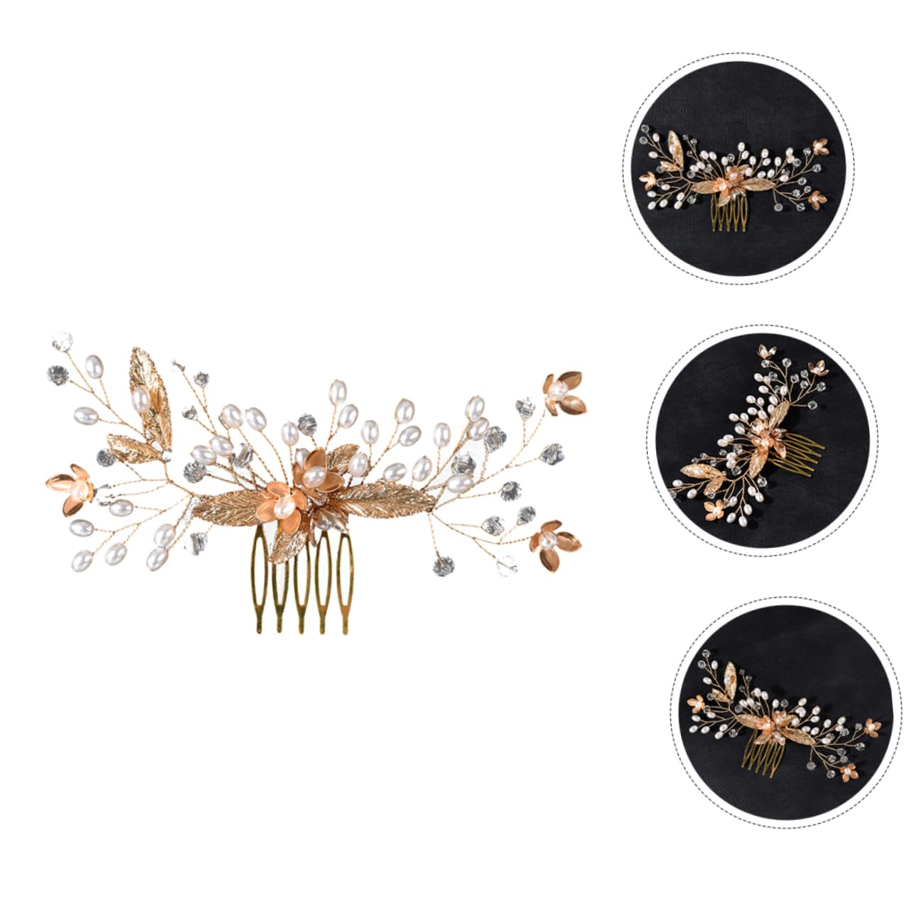 FRCOLOR 5stücke Braut Haarschmuck Haarkamm Funkelnde Haarschmuck Für Hochzeiten Eleganter Kopfschmuck Für Bräute Handgefertigte Haaraccessoires