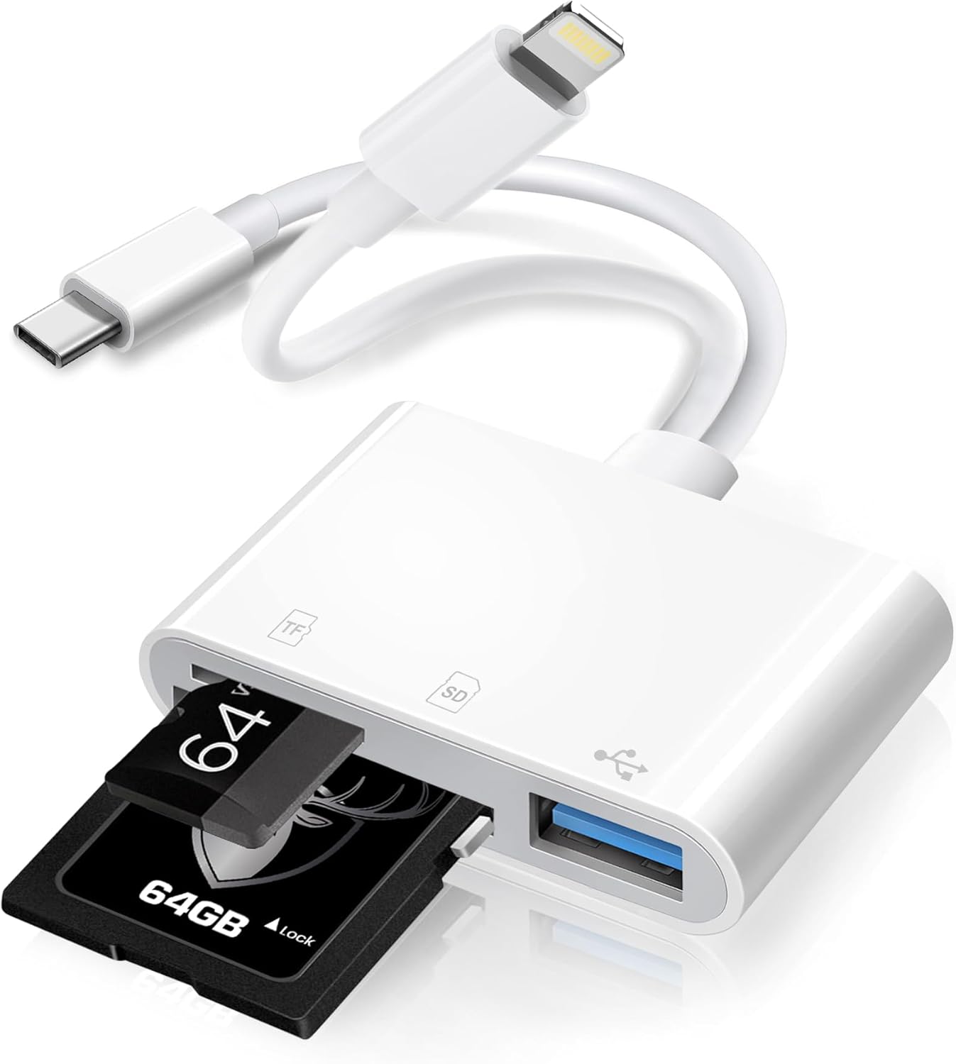 Trail Camera Viewer SD Card Reader Plug & Play No App Required for Hunters to View Images and Videos from Game Camera