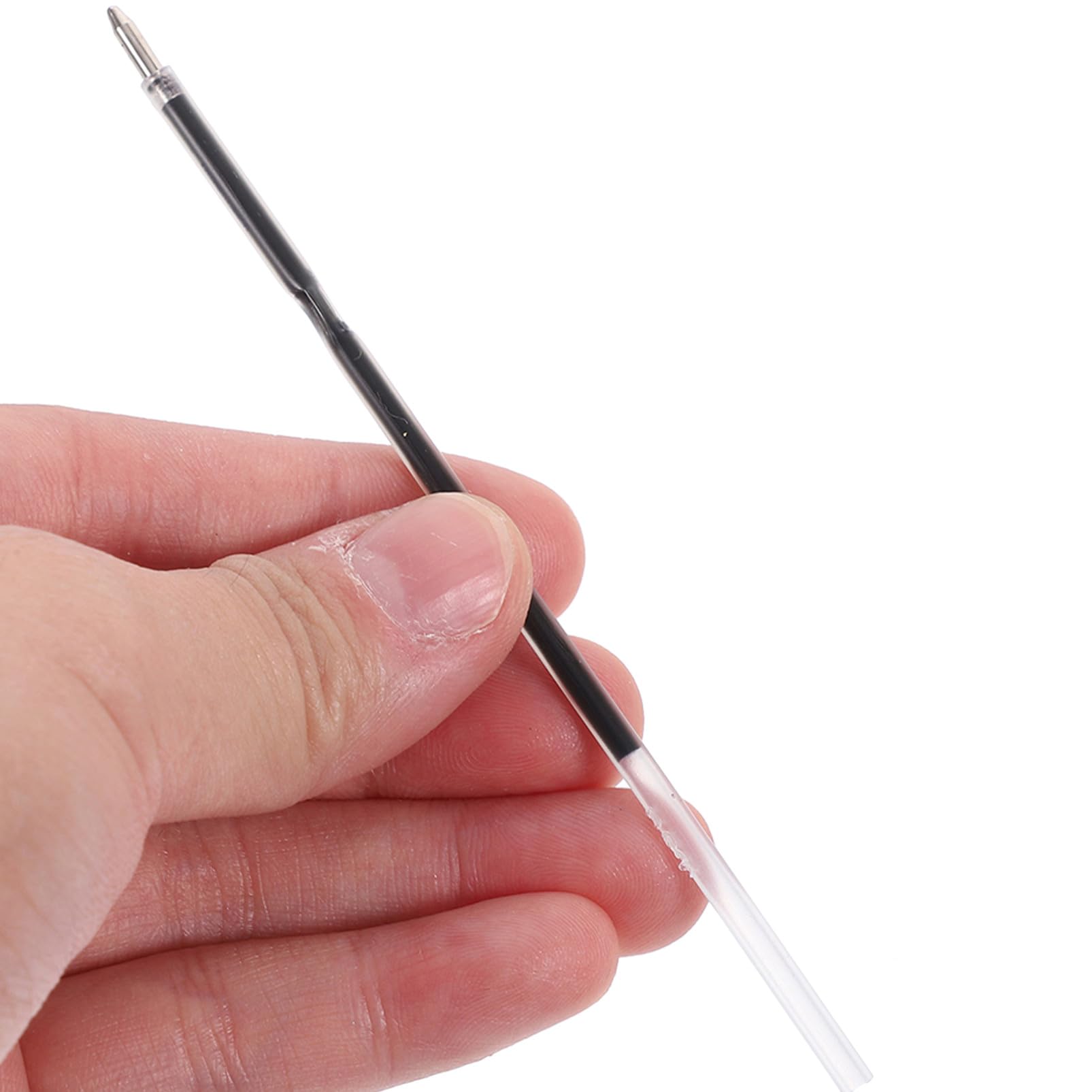 Homoyoyo 500pièces Stylo Bille Recharges Noires Mine pour Stylos à Bille Recharges de Remplacement pour École et Bureau