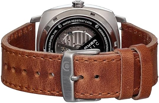Amazon.co.jp: [タックス] 自動巻き腕時計 TS2101B メンズ ブラウン