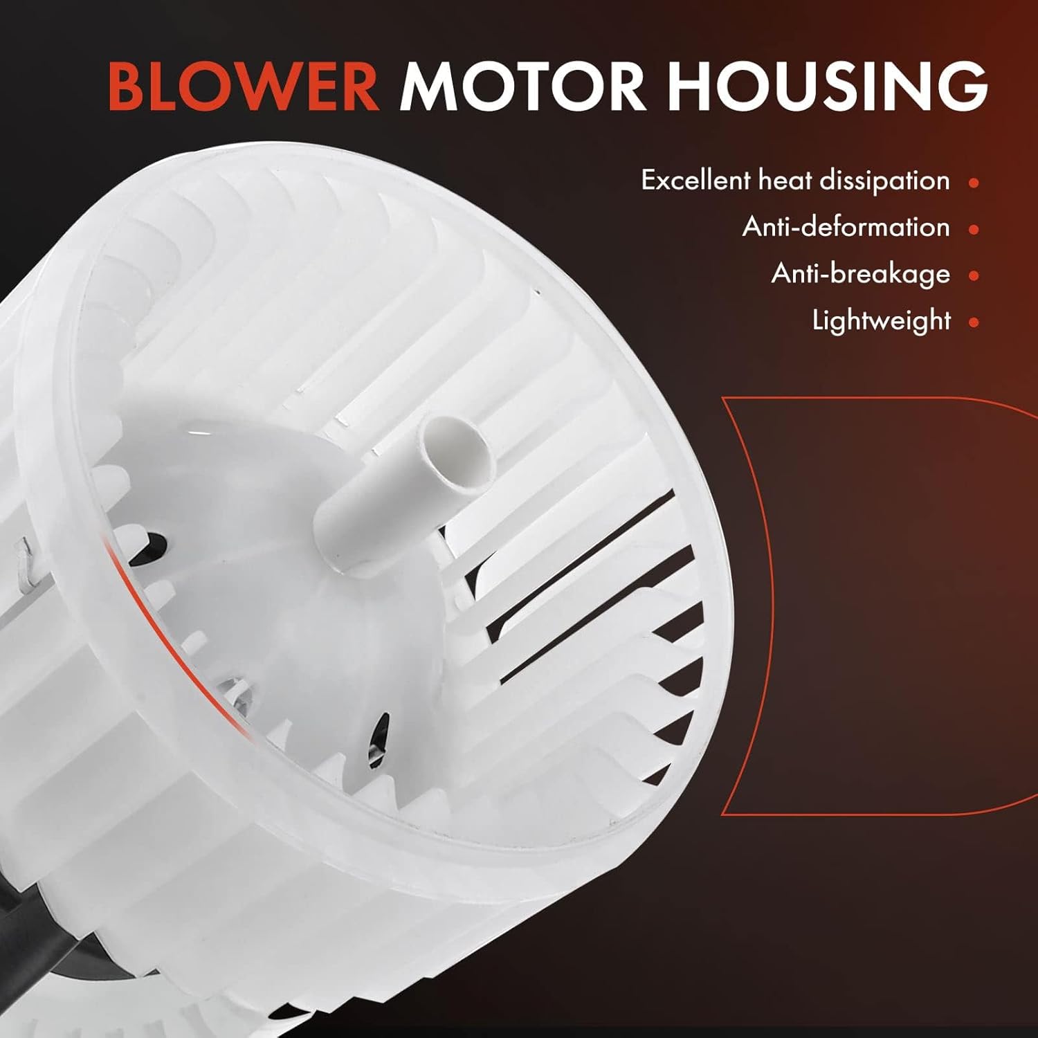 A-Premium Front HVAC Heater Blower Motor Compatible with Audi A8 Quattro 2004-2010, S8 2007-2009, Sedan - Replace# 4E0959101A, 4E0 959 101A