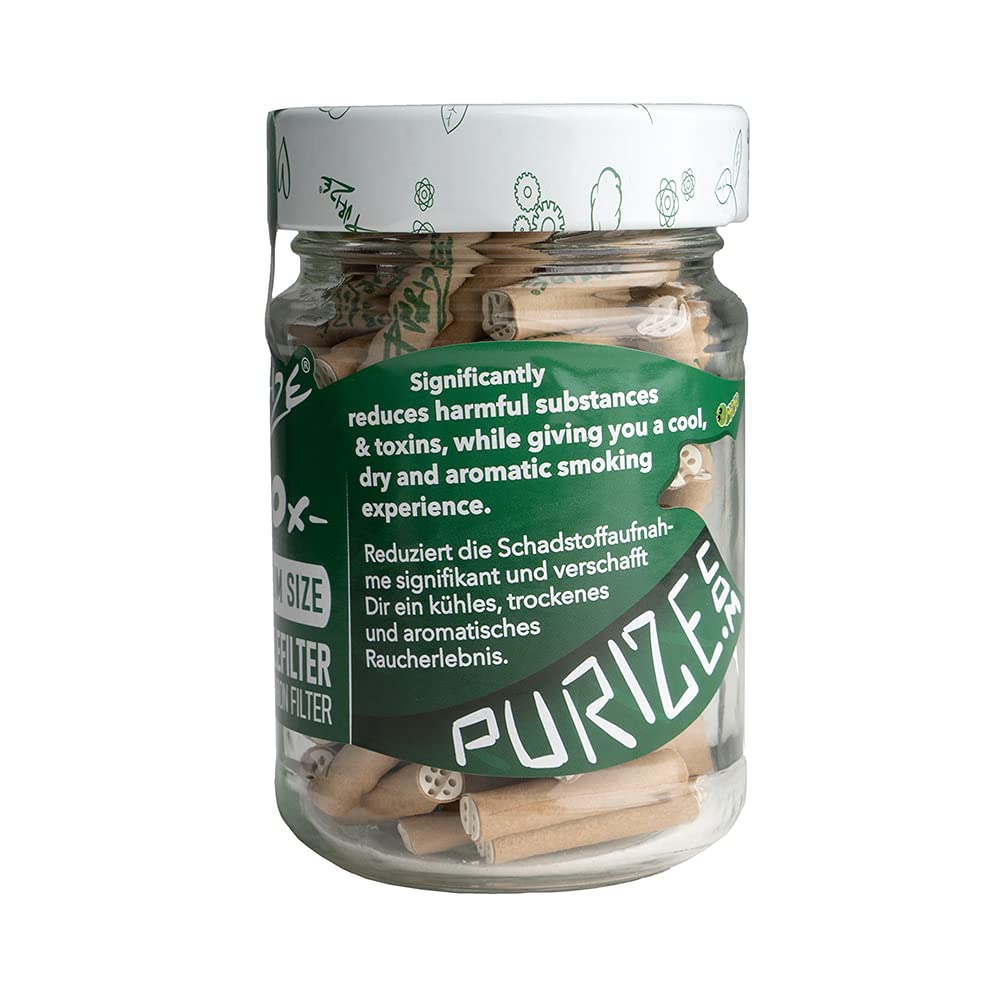 PURIZE® Glas I 100 XTRA Slim Size - Filtro de carbón activo orgánico