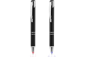 2-pack Red+Blue Led Lighted Pen, Nurse Pen, Red Pen Light