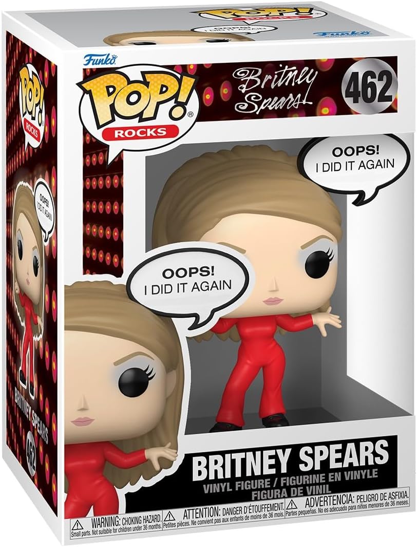 Pop! Sayings: Britney Spears - Oops, I Did It Again - Vinyl Collectible Figure - Gift Idea - Official Merchandise - Toy for Children and Adults - Music Fans - Model Figure for Collectors