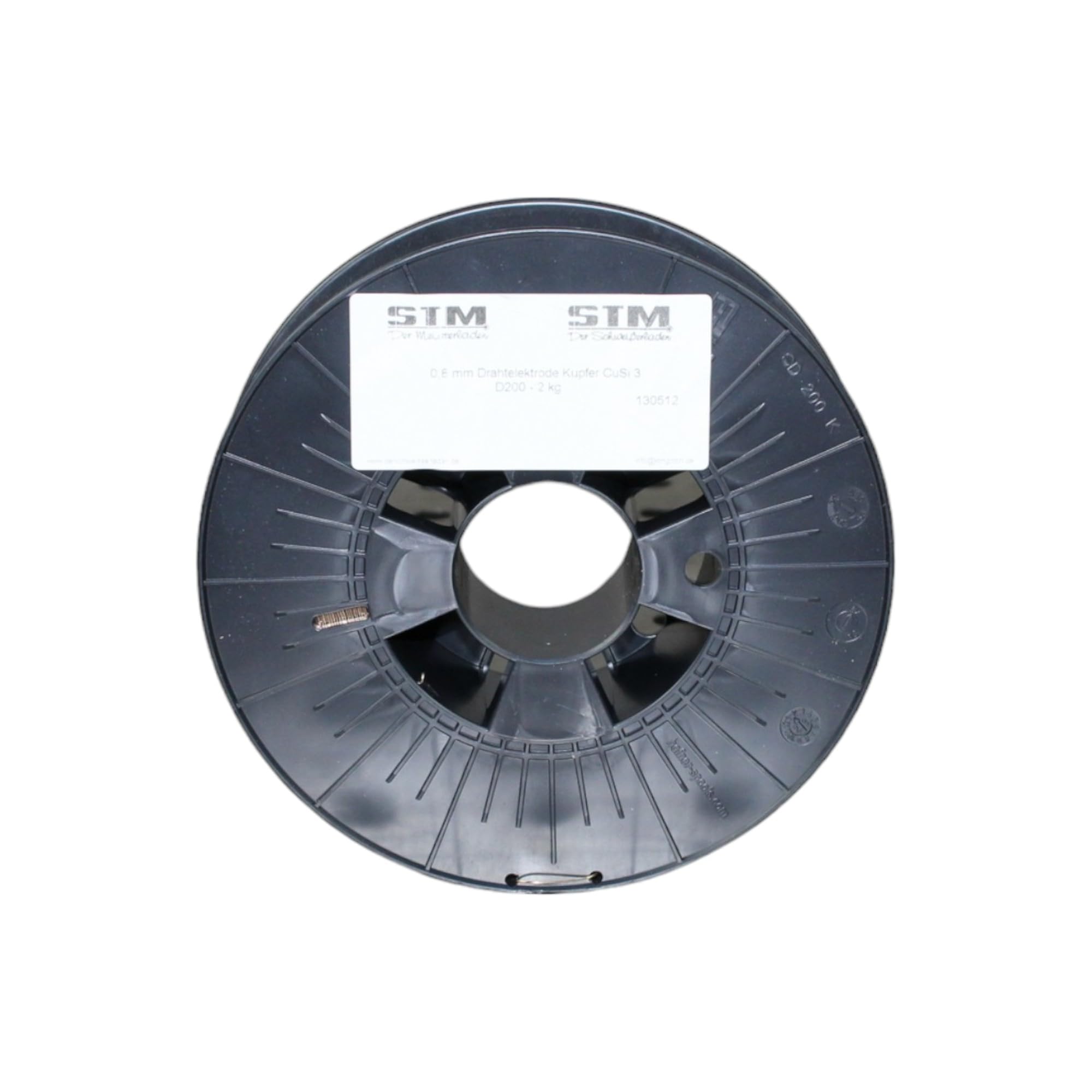 CuSi3 Draht 0,8mm Schweißdraht D100/D200/D300 Spule Rolle 2.1461 zum Mig Löten (D200, 2 Kg)