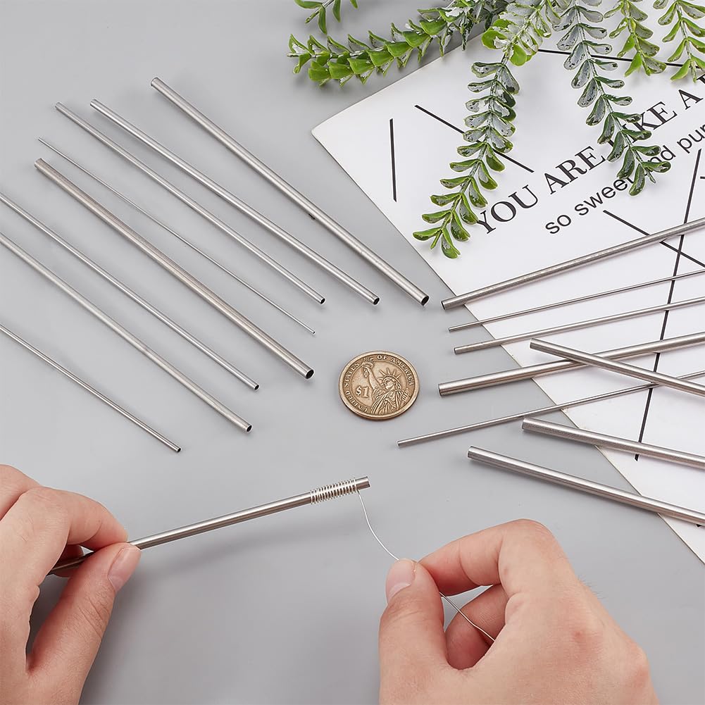 PH PandaHall 17pcs Stainless Steel Tube - Image 3