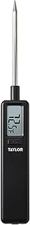 Mighty Mini termómetro digital para carne, termómetro de alimentos de lectura instantánea para cocinar y asar, rango de -40 °F a 450 °F, tamaño de bolsillo compacto con interruptor de encendido/apagado, negro