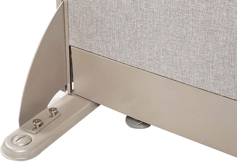 GOF Partition Safety Leg, Office Full Panel Fabric Room Privacy Divider Accessories (Safety Leg)