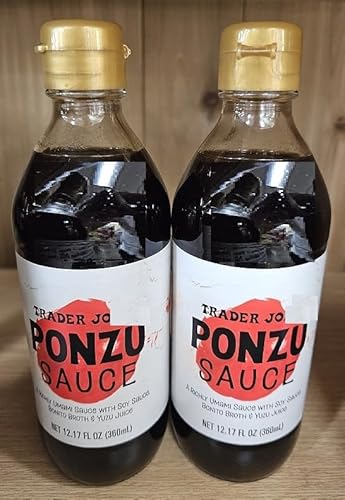 Trader Joe Ponzu Sauce 12.17fl oz 360ml (Two Glass Bottles)