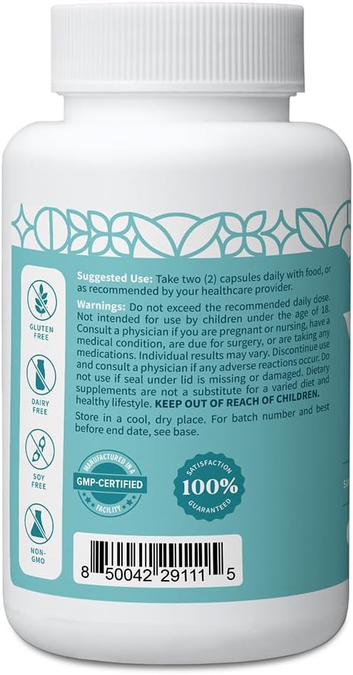 Pattern Wellness Vitamin B Complex Supplement - Comprehensive Blend of Essential B Vitamins - Supports Energy, Cognitive & Cellular Health - 3rd Party Lab Tested - 60 Capsules