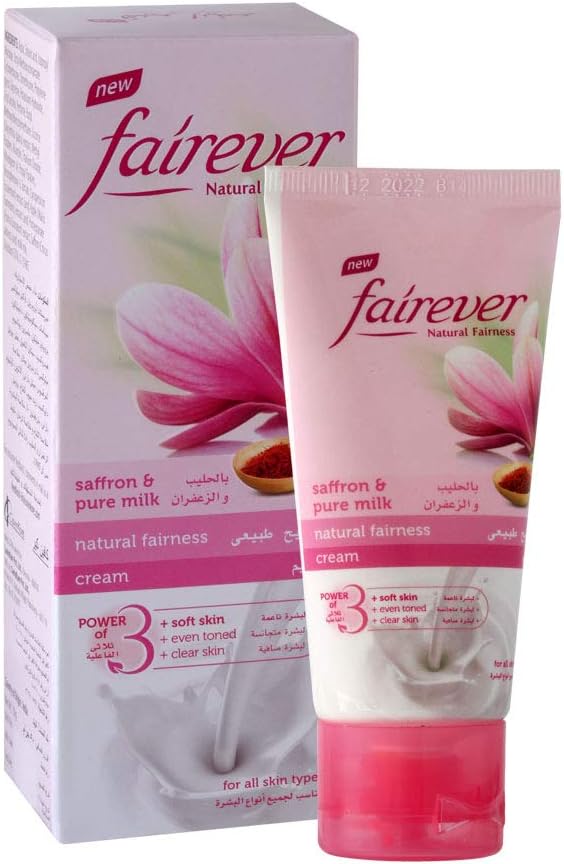 Natural Fairness Cream with Saffron & Pure Milk , 50gm