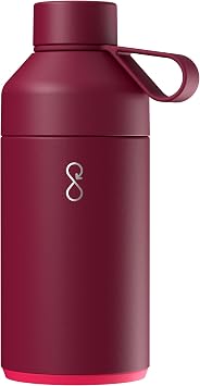 Ocean Bottle Original 25 oz | Stainless Steel Water Bottle | Reusable & Sustainable | Keeps Drinks Cold & Hot | Eco Friendly Gift Maroon Dusk