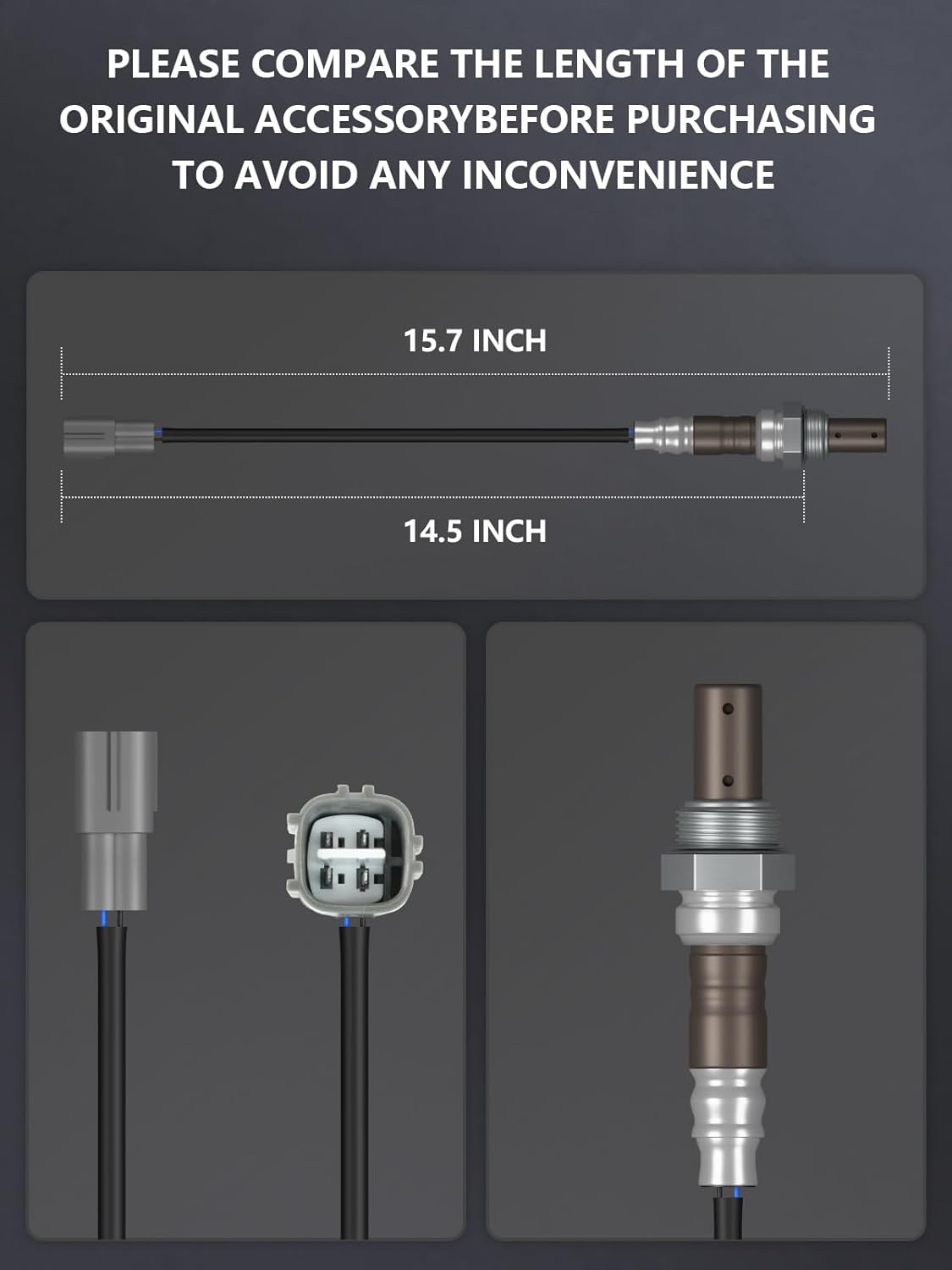 Marsflex Air Fuel Ratio O2 Oxygen Sensor 234-9009 Upstream Compatible with Toyota Sienna Highlander Camry Avalon Lexus RX300 ES300, Replacement 250-54054