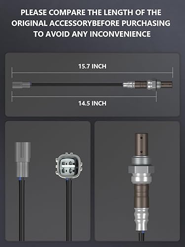 Miniatura 3 de Marsflex Sensor de oxígeno O2 de relación aire a combustible 234-9009 de admisión compatible con Toyota Sienna Highlander Camry Avalon Lexus RX300