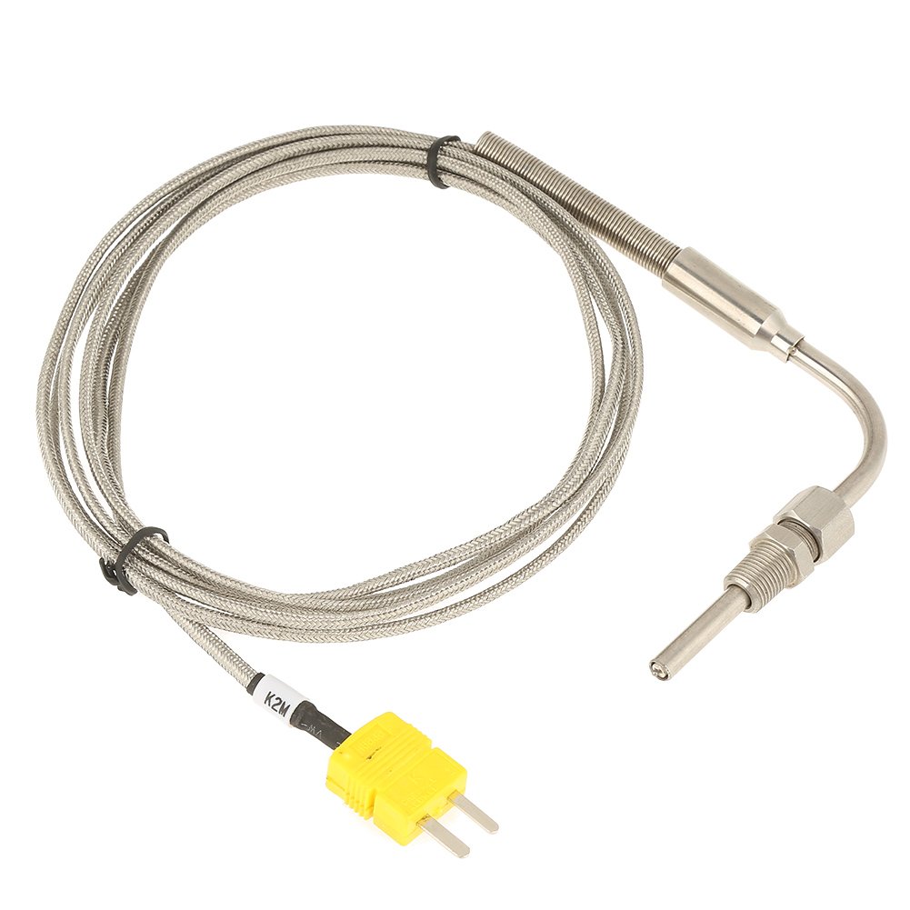 Termocoppia EGT per sonda componenti elettronici sensore di temperatura e umidità temperatura gas di scarico con punta a vista e connettore tipo K