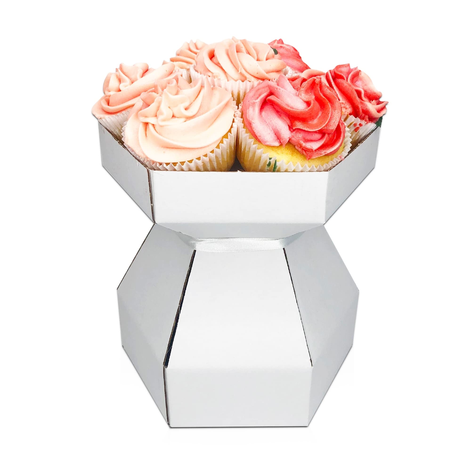 The Cake Decorating Co. Cupcake Bouquet Box Kit White