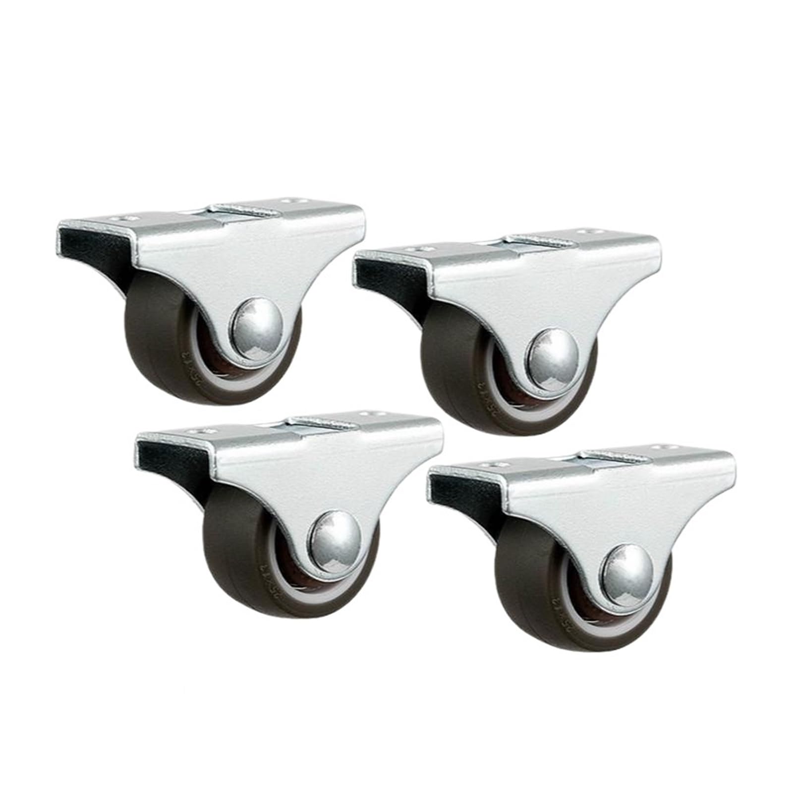 MXXDMOPD 4 Pieces/lot 1.25 inch Directional Wheel Drawer Pulley Bookcase Furniture Rail Rubber Silent Caster