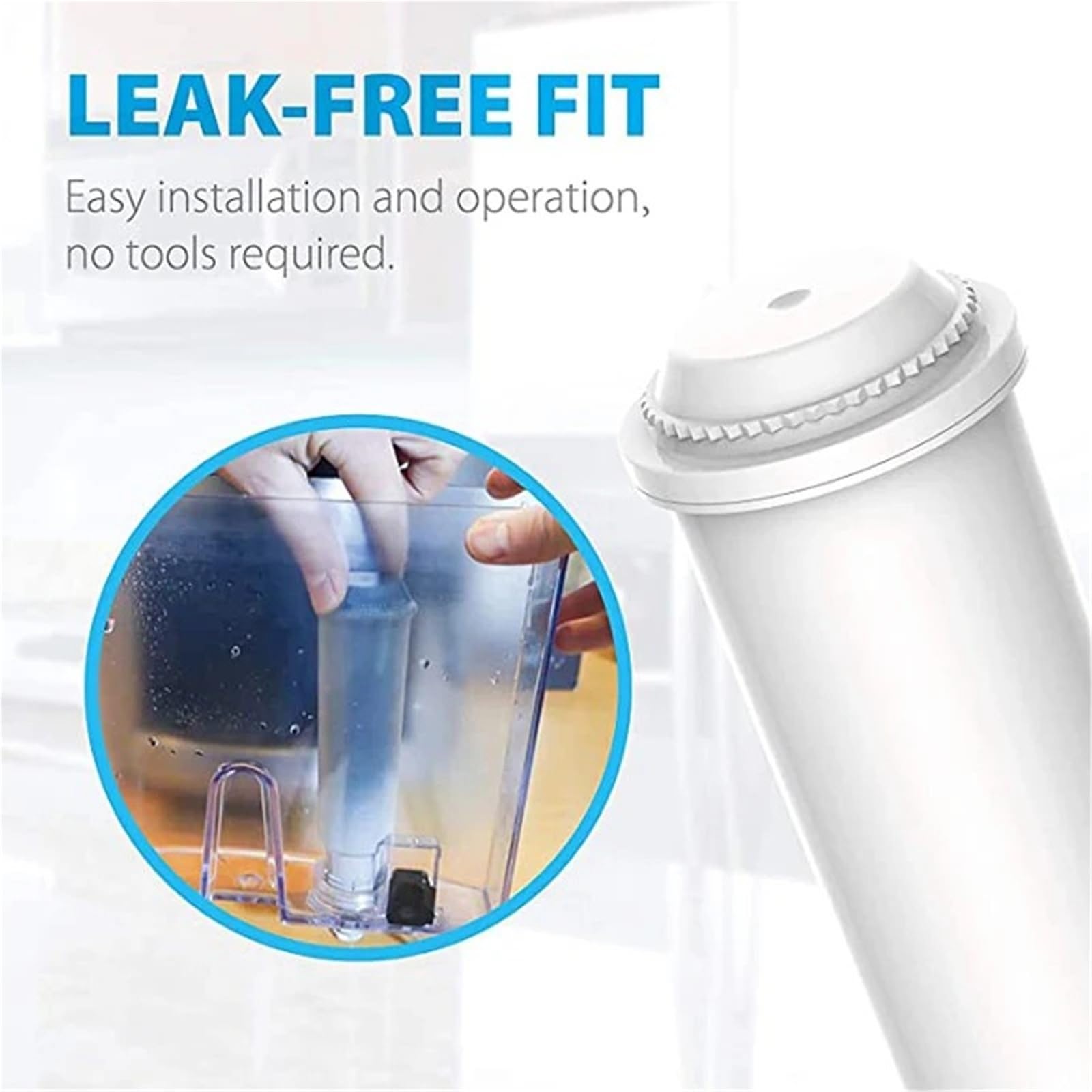 Reemplazo Del Filtro De Agua De La Cafetera, Compatible Con Krups, Claris F088, XP5220, XP5240, EA82 Y EA9000(10 PCS)