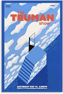 The Truman Show Moive Poster (54) Wall Art Picture Painting Poster Canvas Print Posters Artworks Bedroom Living Room Decor 08x12inch(20x30cm)