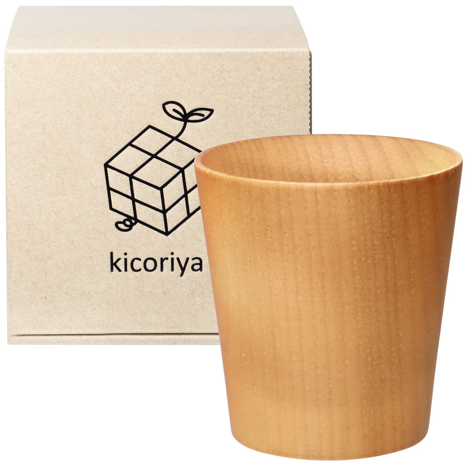 新品未使用】木のコップ タンブラー 木の食器 木工房 一点物