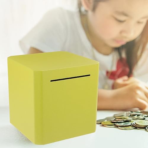 Miniatura 3 de ibasenice Alcancias de Dinero para adultos, alcancía de acero inoxidable, caja de dinero personal, caja de dinero irrompible de metal para adultos,