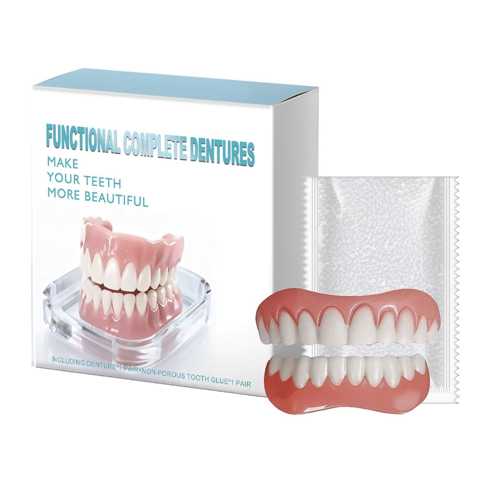 Leggera Protesi Dentali Dentiera Modellabile Set Sorriso, Facile Da Pulire