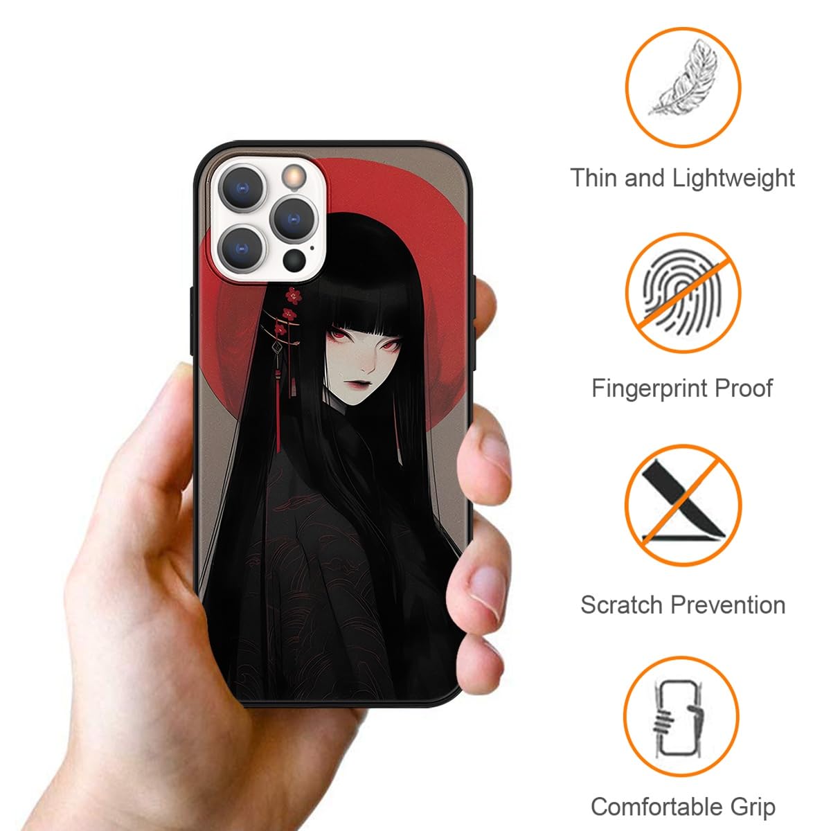 PEIYE Cover per Xiaomi Redmi Note 13 5G, Custodia in Silicone Morbido e PC Armor, Case Antiurto con Anello Rotativo 360° e Protezione Scorrevole per Lente (Nero
