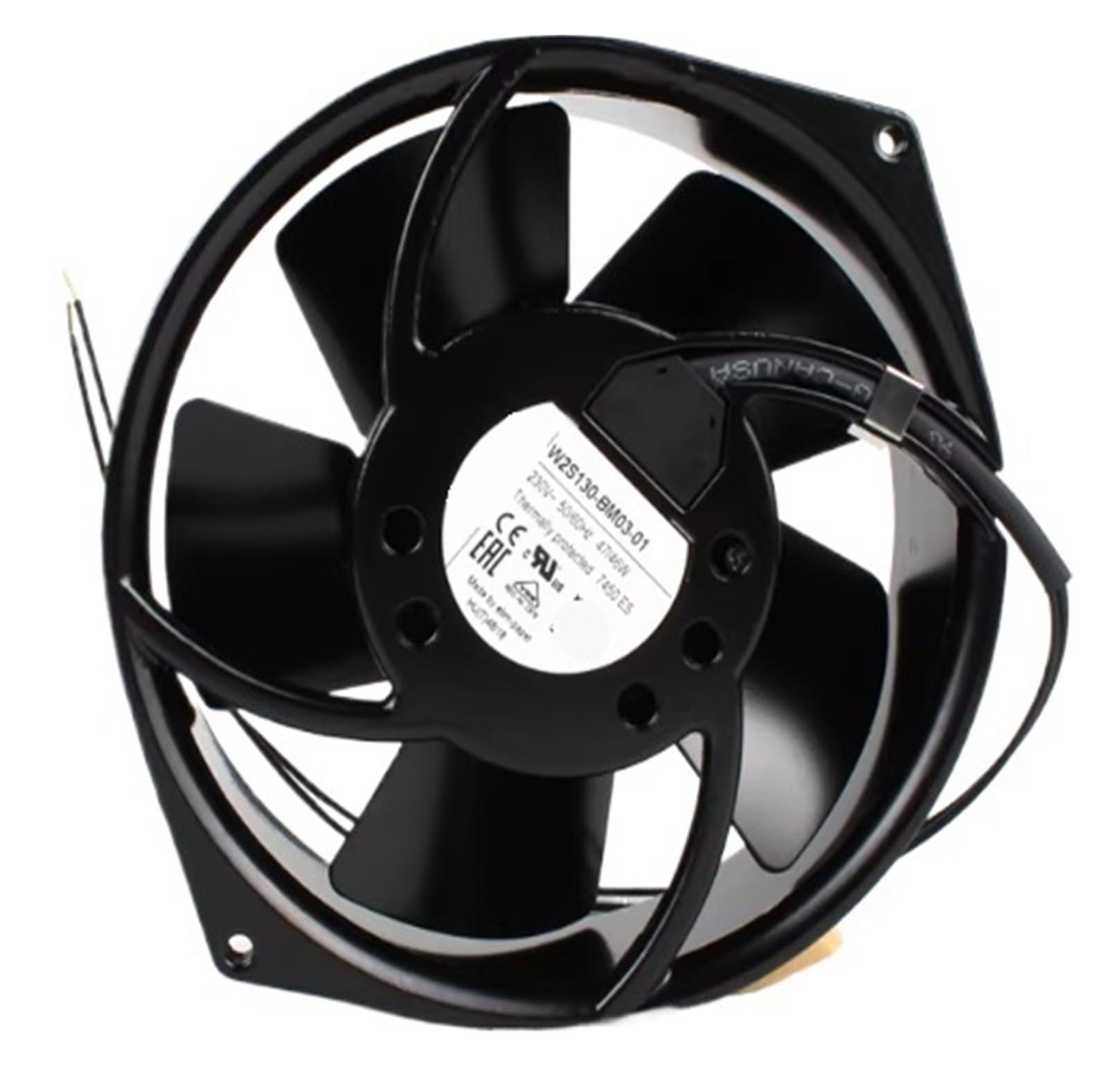 YMUGUEGH W2S130-BM03-01 130mm 230V AC 47W 230CFM Cooling Fan