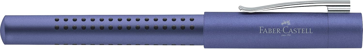 Faber-Castell 201506 Gripset 2011 Grip Fountain Pen Nib M One Ballpoint Pen Including Ink and Converter Blue - Image 4