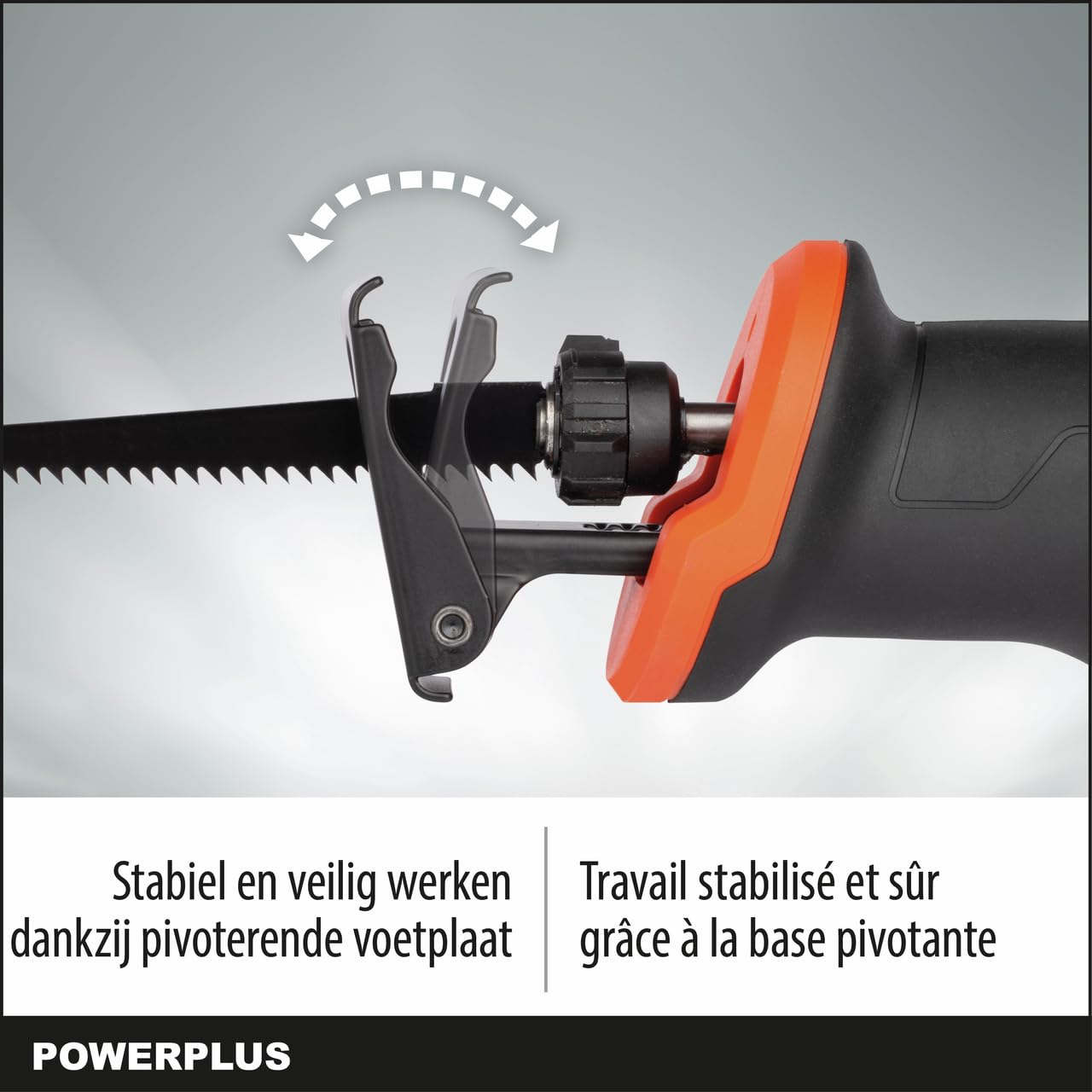 POWERPLUS POWDP25100 - Sierra de sable de 20 V, excl. batería y cargador